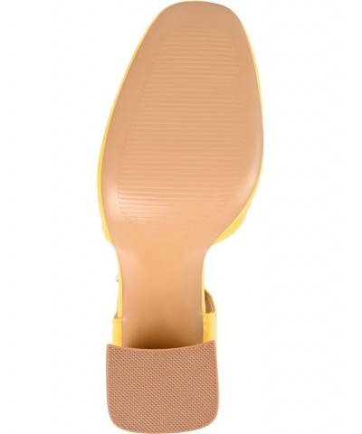 Women's Hesster Heels Yellow $48.00 Shoes