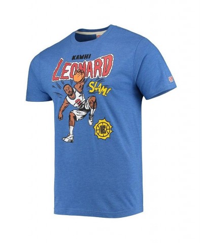 Men's Kawhi Leonard Royal La Clippers Comic Book Player Tri-Blend T-shirt $23.45 T-Shirts