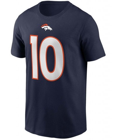 Men's Jerry Jeudy Navy Denver Broncos Name and Number T-shirt $20.25 T-Shirts