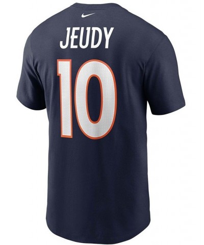 Men's Jerry Jeudy Navy Denver Broncos Name and Number T-shirt $20.25 T-Shirts