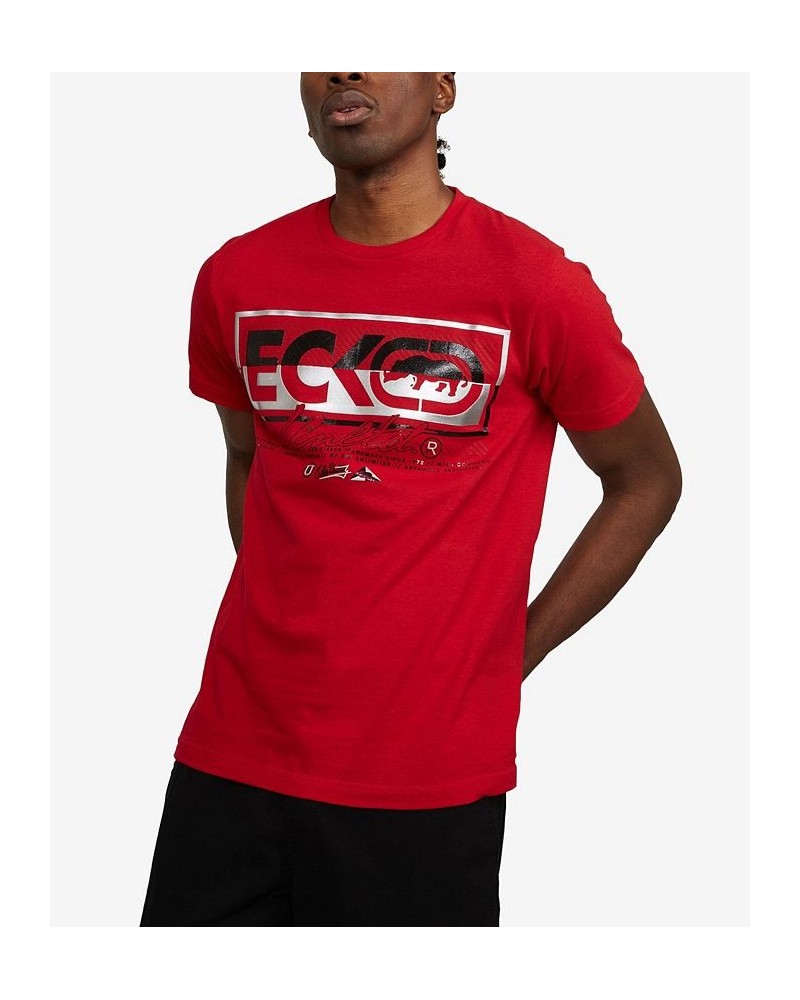 Men's Big and Tall Broadband Graphic T-shirt Red $14.28 T-Shirts