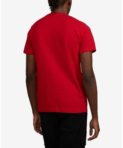 Men's Big and Tall Broadband Graphic T-shirt Red $14.28 T-Shirts