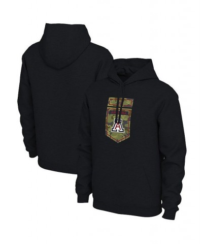 Men's Black Arizona Wildcats Veterans Camo Pullover Hoodie $38.49 Sweatshirt