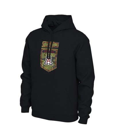 Men's Black Arizona Wildcats Veterans Camo Pullover Hoodie $38.49 Sweatshirt