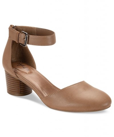 Alinaa Two-Piece Dress Shoes Tan/Beige $37.37 Shoes