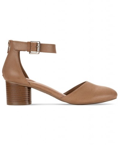 Alinaa Two-Piece Dress Shoes Tan/Beige $37.37 Shoes