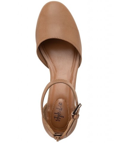 Alinaa Two-Piece Dress Shoes Tan/Beige $37.37 Shoes