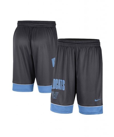 Men's Charcoal, Light Blue Villanova Wildcats Performance Fast Break Shorts $26.54 Shorts