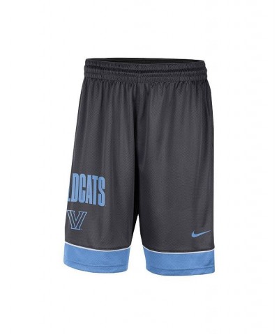 Men's Charcoal, Light Blue Villanova Wildcats Performance Fast Break Shorts $26.54 Shorts