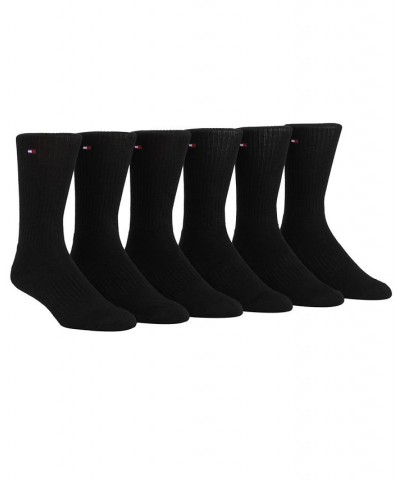 6-Pack Cushion Sole Sports Crew Socks Black $12.72 Socks