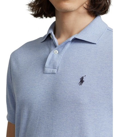 Men's Custom Slim Fit Mesh Polo Jamaica Heather $56.40 Polo Shirts