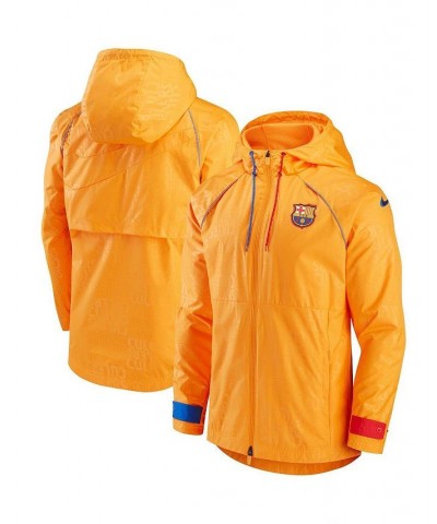 Men's Orange Barcelona All-Weather Full-Zip Jacket $61.25 Jackets