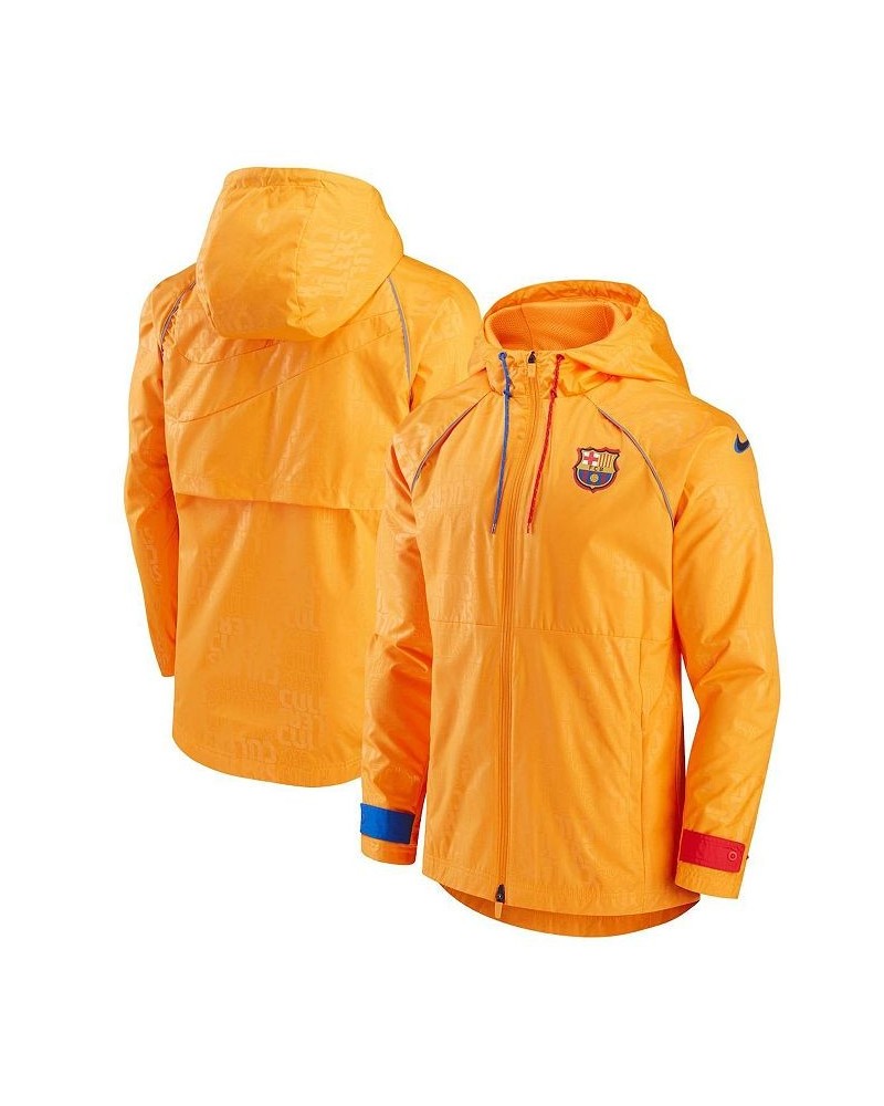 Men's Orange Barcelona All-Weather Full-Zip Jacket $61.25 Jackets