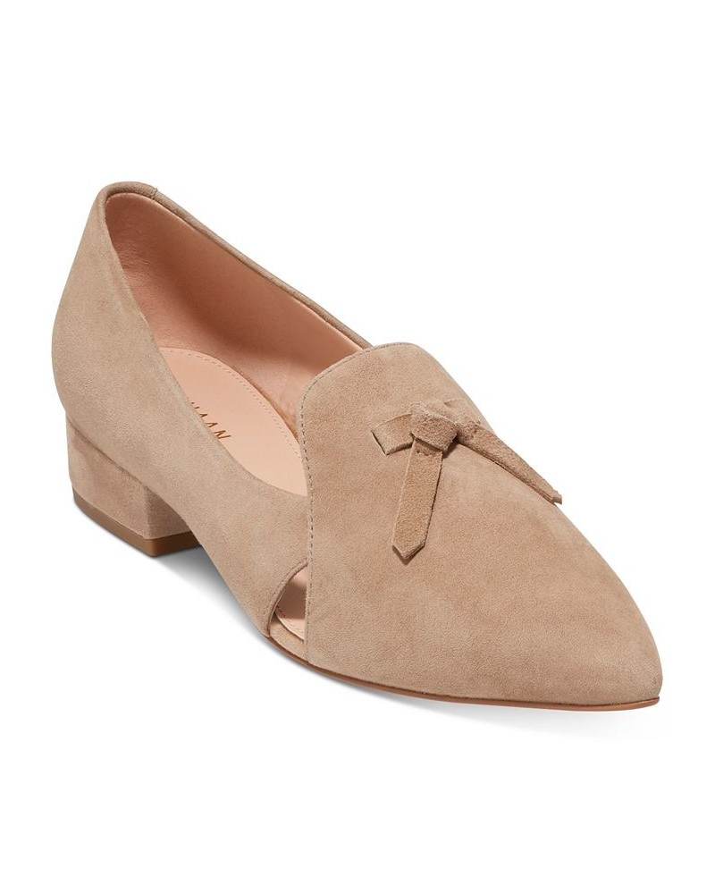 Women's Viola Skimmer Loafer Flats Brown $75.60 Shoes