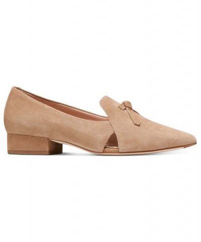 Women's Viola Skimmer Loafer Flats Brown $75.60 Shoes