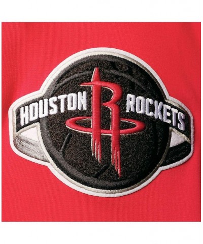 Men's Red Houston Rockets Chenille Team Pullover Hoodie $49.67 Sweatshirt