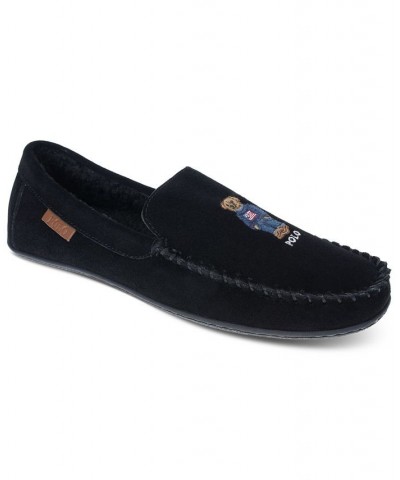 Men's Moccasin Slipper Black $33.00 Shoes