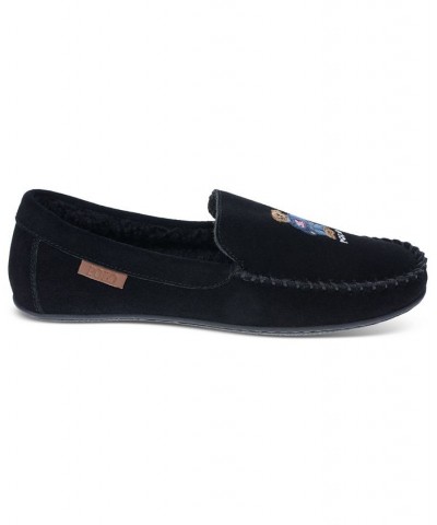 Men's Moccasin Slipper Black $33.00 Shoes