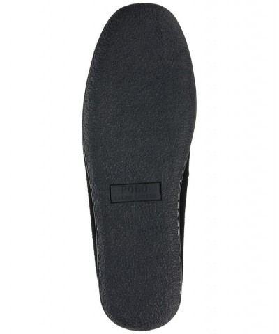 Men's Moccasin Slipper Black $33.00 Shoes