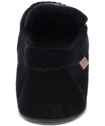 Men's Moccasin Slipper Black $33.00 Shoes