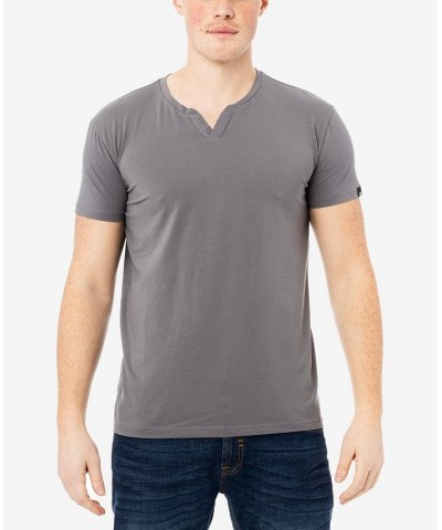 Men's Basic Notch Neck Short Sleeve T-shirt PD26 $15.29 T-Shirts