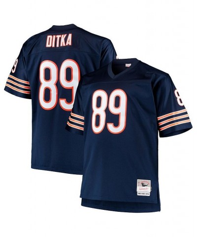 Men's Mike Ditka Navy Chicago Bears Big and Tall 1966 Retired Player Replica Jersey $85.00 Jersey