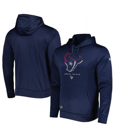 Men's Navy Houston Texans Combine Authentic Watson Pullover Hoodie $30.15 Sweatshirt