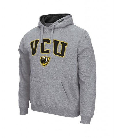 Men's Heathered Gray VCU Rams Arch and Logo Pullover Hoodie $28.59 Sweatshirt