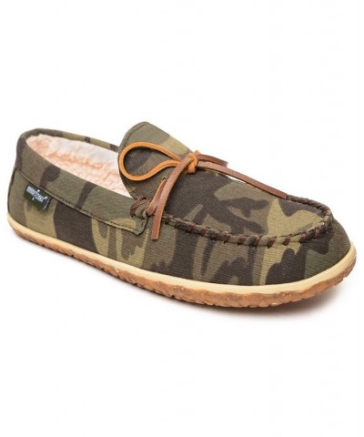 Men's TOMM Moccasin Slippers Green $40.77 Shoes