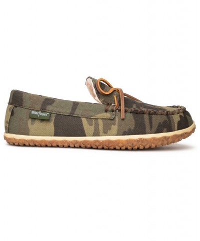 Men's TOMM Moccasin Slippers Green $40.77 Shoes