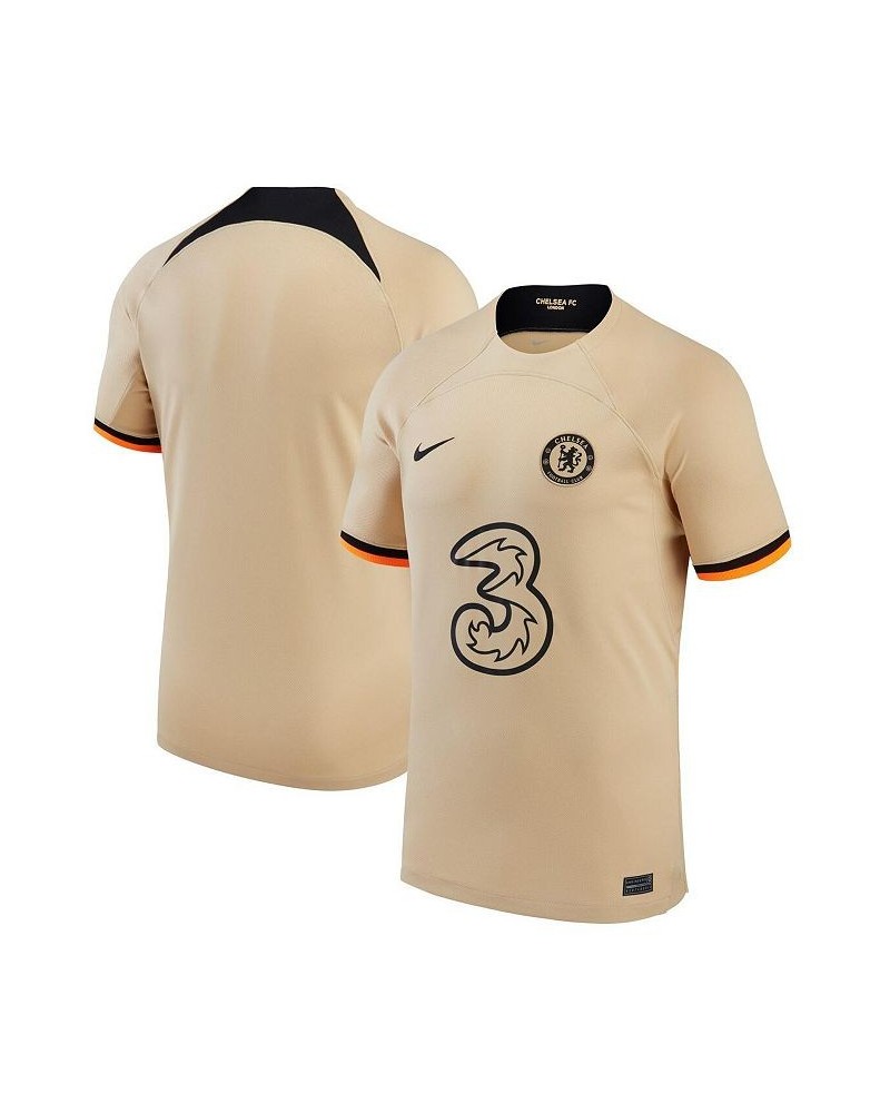 Men's Gold Chelsea 2022/23 Third Replica Jersey $40.50 Jersey