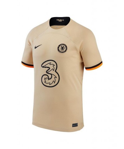 Men's Gold Chelsea 2022/23 Third Replica Jersey $40.50 Jersey