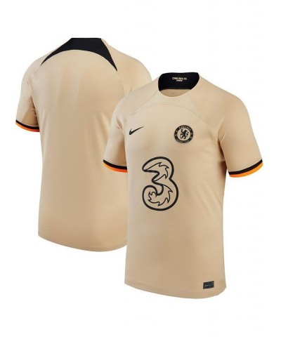 Men's Gold Chelsea 2022/23 Third Replica Jersey $40.50 Jersey