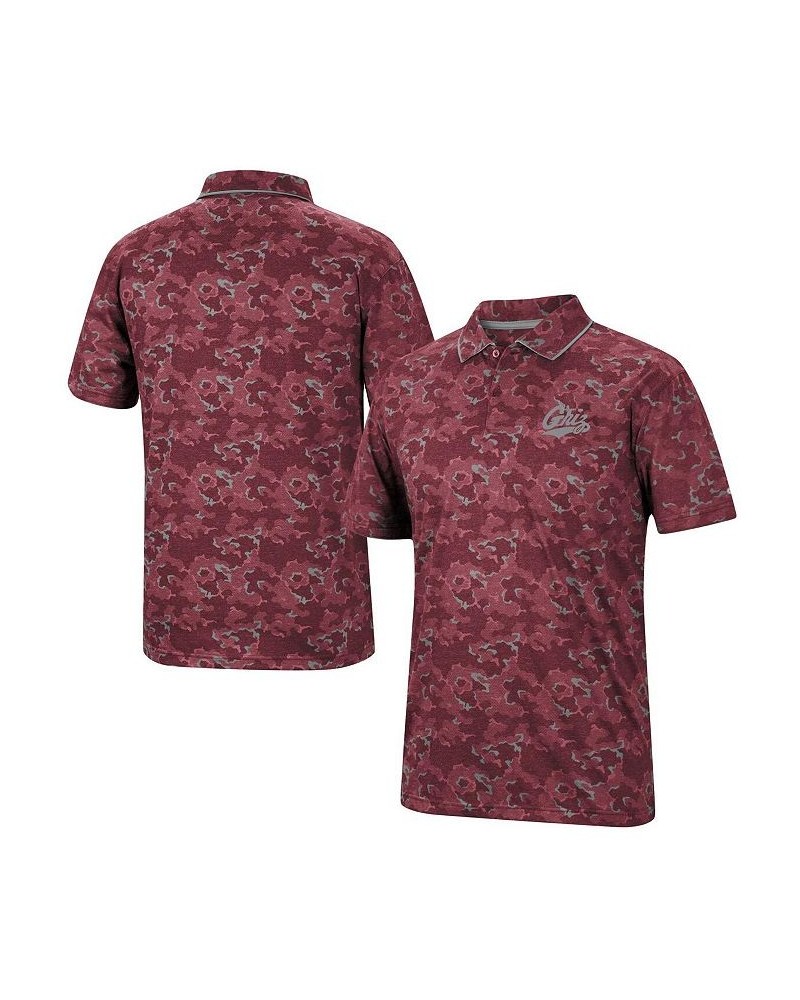 Men's Maroon Montana Grizzlies Speedman Polo Shirt $31.34 Polo Shirts