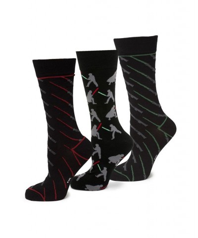 Men's Light Saber Battle Socks Gift Set, Pack of 3 $31.20 Socks