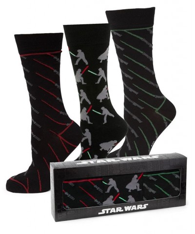 Men's Light Saber Battle Socks Gift Set, Pack of 3 $31.20 Socks