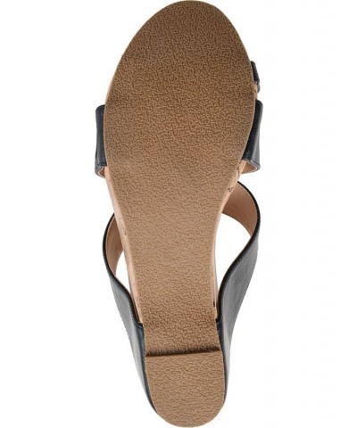 Women's Rayna Wedge Sandal Brown $53.99 Shoes