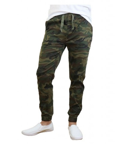 Men's Basic Stretch Twill Joggers PD04 $31.90 Pants