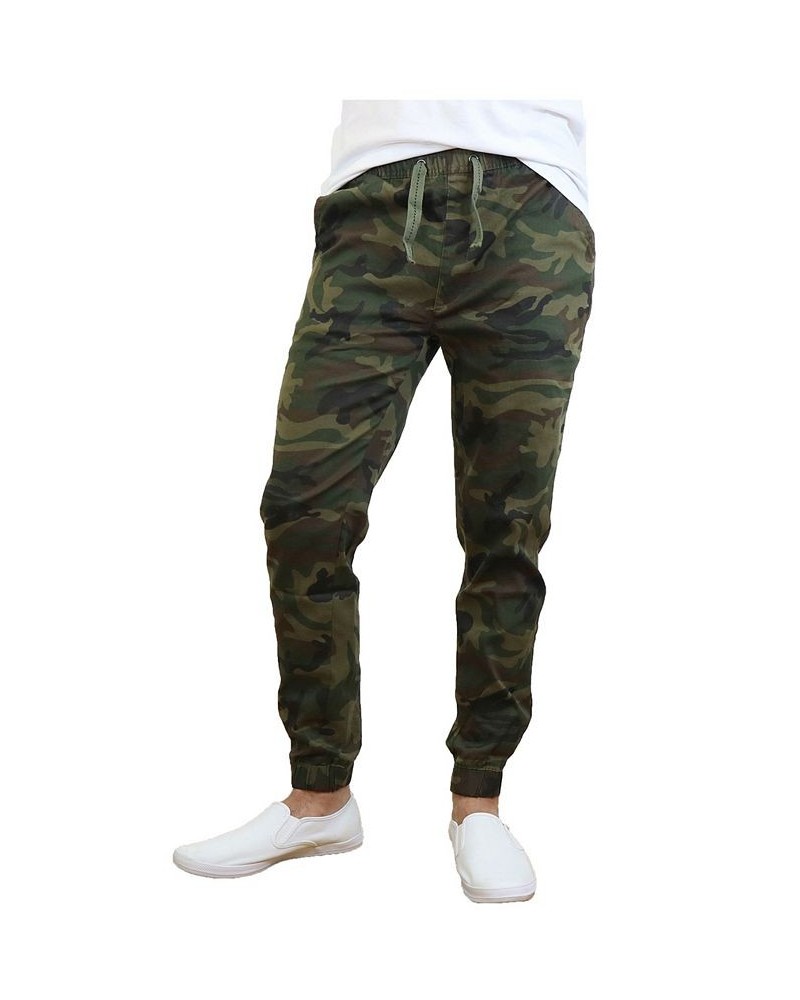 Men's Basic Stretch Twill Joggers PD04 $31.90 Pants