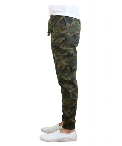 Men's Basic Stretch Twill Joggers PD04 $31.90 Pants