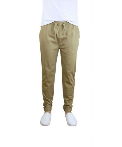 Men's Basic Stretch Twill Joggers PD04 $31.90 Pants