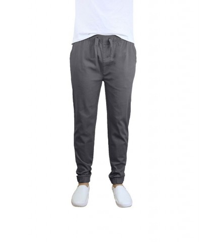 Men's Basic Stretch Twill Joggers PD04 $31.90 Pants