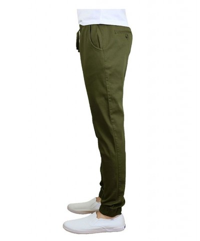 Men's Basic Stretch Twill Joggers PD04 $31.90 Pants