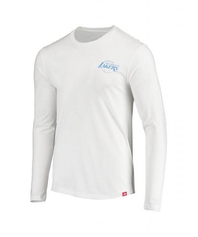 Men's White Los Angeles Lakers Team 2020/21 City Edition Comfy Long Sleeve T-shirt $24.37 T-Shirts