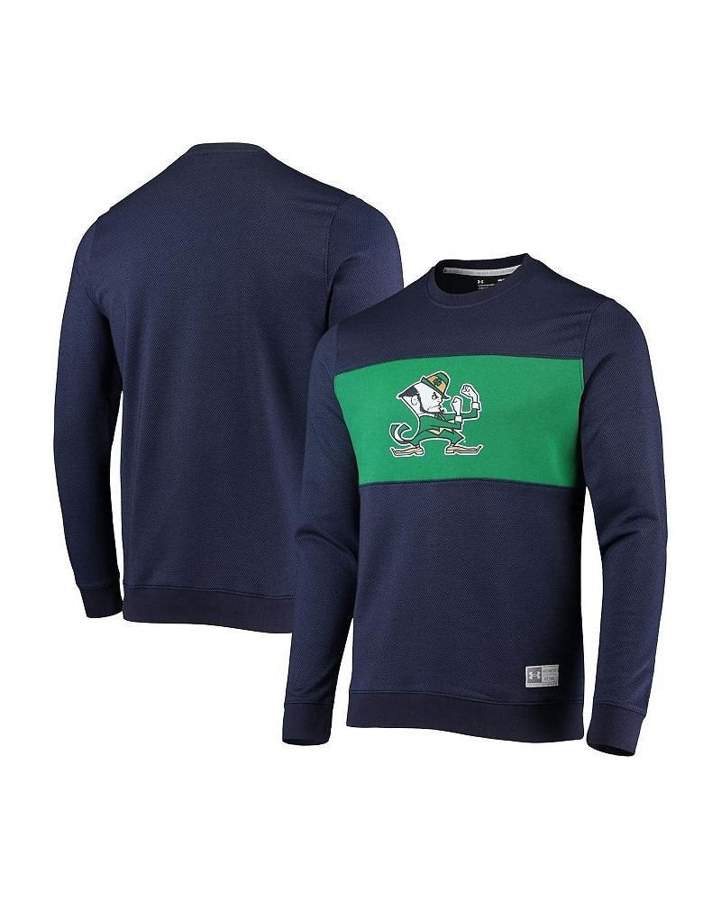 Men's Navy Notre Dame Fighting Irish Game Day All Day Pullover Sweatshirt $41.59 Sweatshirt