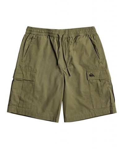 Quicksilver Men's Cargo Taxer Shorts Green $38.00 Shorts