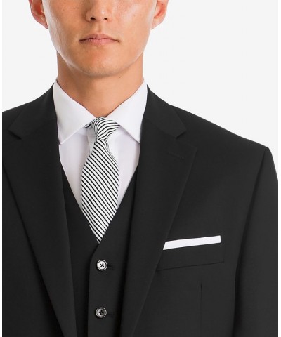 Men's UltraFlex Classic-Fit Black Wool Jacket $76.50 Suits