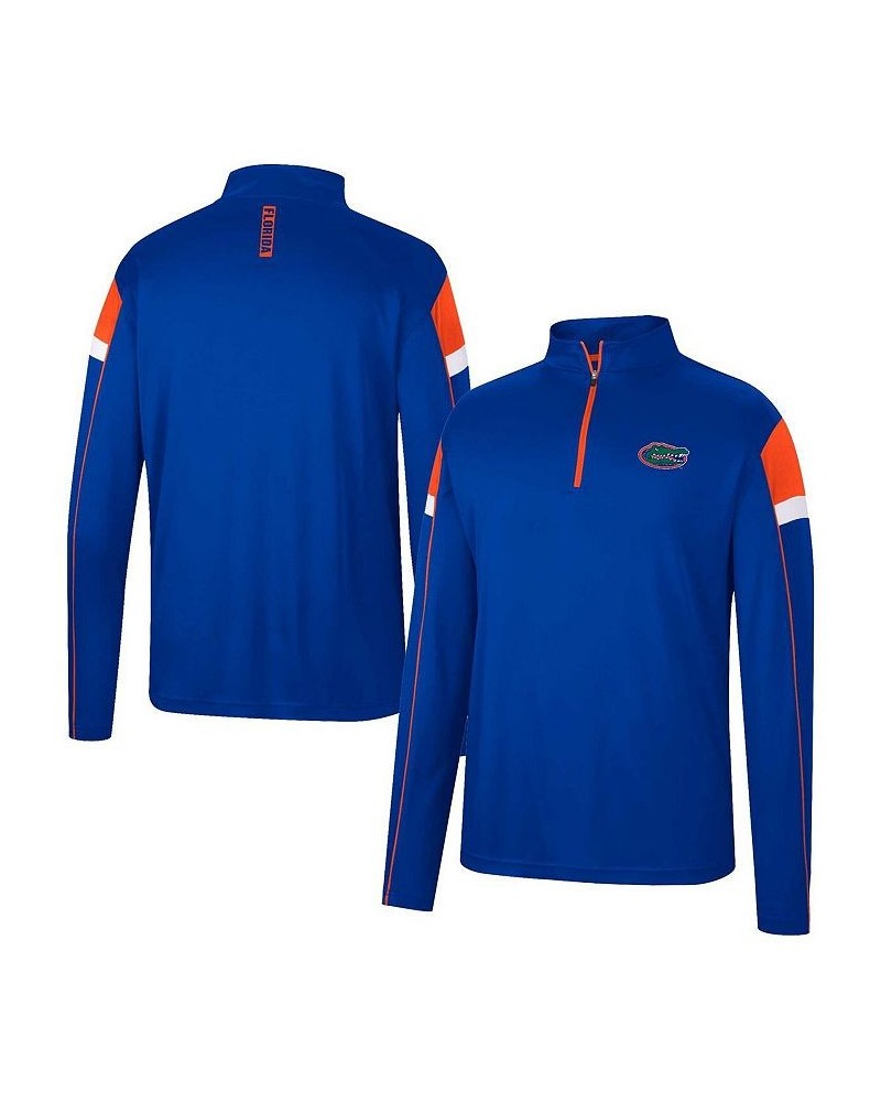 Men's Royal Florida Gators Golf Match Quarter-Zip Windshirt $25.80 Sweatshirt