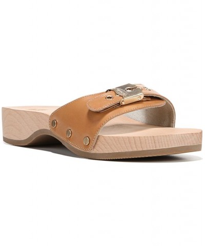 Women's Original Slides Brown $65.60 Shoes