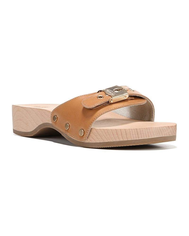 Women's Original Slides Brown $65.60 Shoes